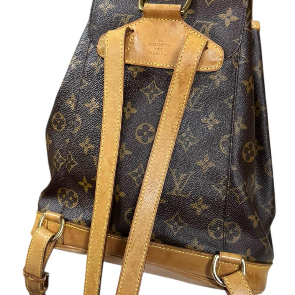 LOUIS VUITTON Authentic Brown Monogram Canvas Backpack - Picture 15 of 16